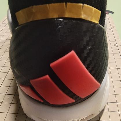 Custom Adidas AE 1 Low in prep for Antman patch, pull tab removed