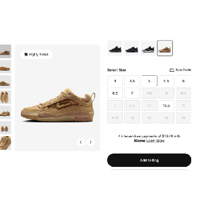Nike Air Max Ishod in desert sand colorway